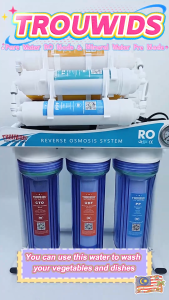 100 GPD RO Water Filter System 8 Stage Water Purifier For Drinking 99.99% Sterilization