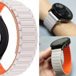22mm Silicone Strap For Samsung Galaxy Watch 3 45mm Gear S3 46mm Magnetic Loop Band Sports Bracelet For Huawei GT6/Amazfit Bip6