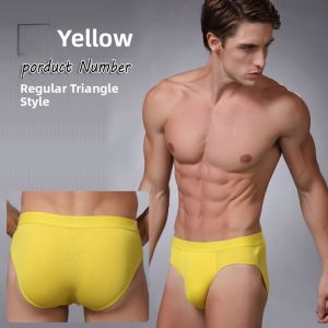 Large Size U Pure White Snow Triangle Mens Underwear Modal Shorts Bamboo Charcoal Fiber Antibacterial mid Waist Briefs