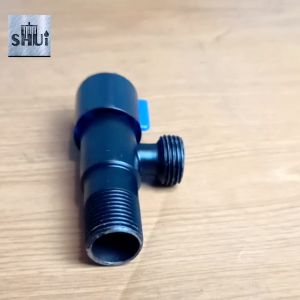 Stop kran single Hitam stainless sus 304