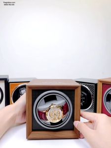 Hộp Xoay Lên Cót Đồng Hồ Cơ - Tủ Quay Trữ Cót Đồng Hồ Tự Động Cao Cấp - BH 24 Tháng