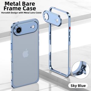 BOSKJUE | Metal Frame Protective Case for iPhone 17 Pro with Heat Dissipation and Ventilation