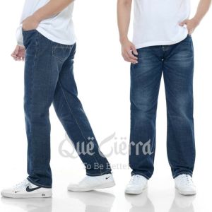 Celana Jeans Reguler Panjang Pria Denim Tebal Size 28-38 Premium