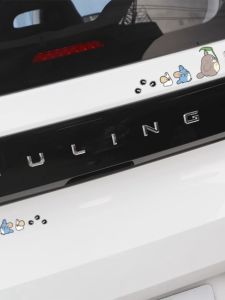 Miếng Dán Xe Hoạt Hình Dễ Thương Trang Trí Cho Xe Điện Hình Con Rùa Vỏ Bảo Vệ Chống Xước DIY Sticker Cho Xe Hơi