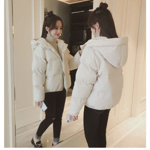 New Arrival Bright Red down Jacket Female Winter Short Wadded Jacket Loose Ins Puffer Jacket Coat Small Cotton-Padded Clothes Student Fashion