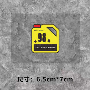 Luminous Reflective Car Decal Fuel Gauge Warning Waterproof Sticker for Electric Motorbike Decoration Auto Interior Accessories