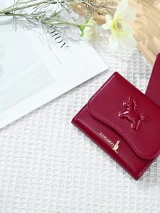 Kangaroo | New Genuine Leather Wallet Red