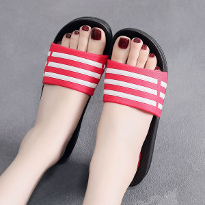 น่ารักลายฤดูร้อนรองเท้าแตะสําหรับสตรีชุดว่ายน้ํารองเท้าหนารองเท้าสําหรับสาวบ้านสบายๆสบายๆส้นแบนรองเท้าแตะ