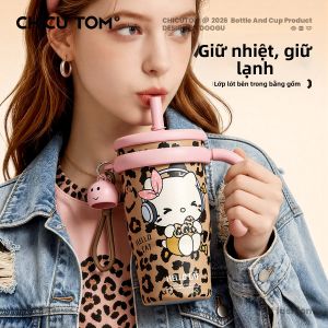 CHICU TOM | Cốc Giữ Nhiệt Cây Trúc Thời Trang Dễ Mang