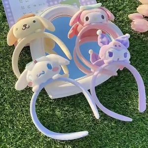 Bando Boneka Karakter Kartun Jepang Lucu & Aksesoris Rambut Anak