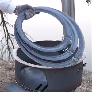 Heavy-Duty Cast Iron Furnace Ring Suitable For Various Wood-Burning Stoves Durable Burner Ring