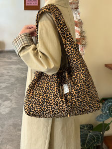 Autumn Winter Casual Large Capacity Canvas Tote Bag Double Sided Back Womens Unique Design Sensation Single Shoulder Bag