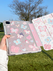 Zoyu | Clear Rotatable All-Round Protective Case For iPad with Pencil Slot