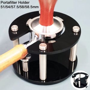 51/54/58mm Coffee Portafilter HolderEspresso Tamper Stand Espresso Holder Fits 51/54/58mm Portafilters(Only Sell Stand)