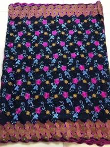 African Cotton Lace Fabric 2025 High Quality Embroidered Nigerian Swiss Voile Lace Fabric French Materials for Party Dress Women