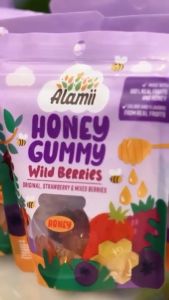 Alamii Honey Gummy Cemilan Permen Anak Rendah Gula 40Gr