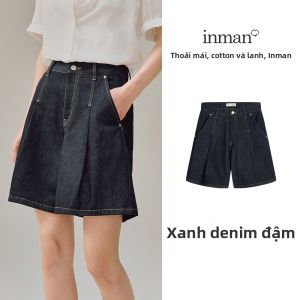 INMAN | Quần Short Jeans Dáng A Gọn Gàng Mùa Hè