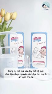 Dụng cụ hút mũi kéo tay thế hệ mới chất liệu nhựa nguyên sinh lực hút mạnh an toàn cho bé