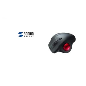 Sanwa Supply | Silent Dual-Mode (Wireless/Bluetooth) Trackball Mouse for Design and Drawing