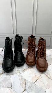 Sepatu Boots Flat Korea BO9208: Gaya & Nyaman