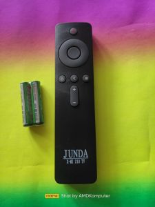 REMOT/ REMOTE MEREK JUNDA X-MI 210 TV BISA DIPAKAI SMART TV XIAOMI. langsung pakai tombol empuk