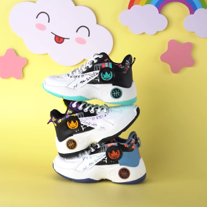 TOMITANY Korean Sneakers Basketball Shoes for Kids High Up Rubber Shoes for Kids Size 29-40