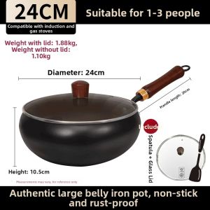 cookdi | Vintage Non-stick Wok For Gas and Induction Stove