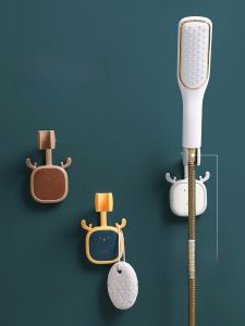 ติดตั้งพนักพิงหัวฉีดอาบน้ำแบบไม่ต้องเจาะ ปรับได้ในทุกทิศทาง อุปกรณ์อาบน้ำสำหรับห้องน้ำ ส่วนประกอบฐาน ชุดปรับระดับความสูง