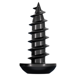 TIANZHUOJINSHU | Black 304 Stainless Steel Round Head Hex Socket Self-tapping Wood Screws