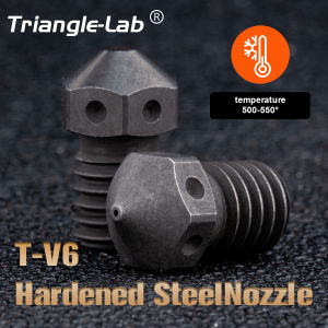 Trianglelab  A2 Hardened Steel V6 Nozzle compatible PEI PEEK  Carbon Fiber Filament For v6 HOTEND Dragon RAPIDO Matrix EXTRUDER