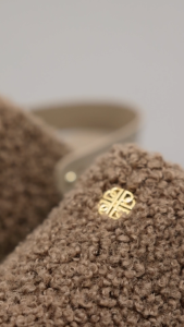 PAZZION 2968-3 Tania Strapped Fur Mules