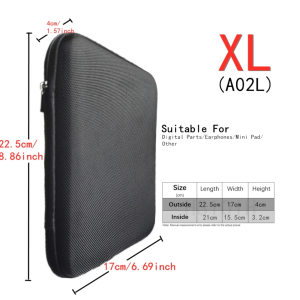 Large Capacity Travel Electronics Accessories Organizer Tablet Hard Disk Cable Phone Portable Storage Bag EVA Duricrust Airbag