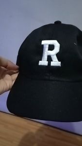 TOPI BASBAL anak Topi Anak INISIAL A-Z DI BORDIR