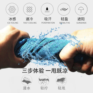 Portable Cooling Sport Towel Sweat Absorbent Hand Wrist Towel for Gym Outdoor Travel Ice Cold Pocket Towel by BAG AND GO