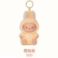 Super Low Price] Bubble Labubu Mart Heartbeat Macaron 2nd Generation Sitting Party Vinyl Face Plush Doll Toy. 