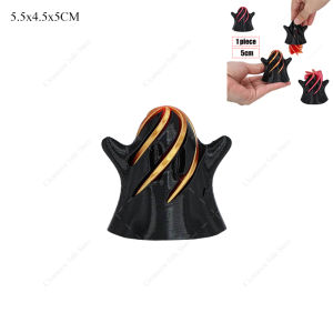 3D Printed Ghost Toys Childrens Halloween Ghost Black White Spiral Cone Impossible Decompression Decorative Ornament Dolls Gift