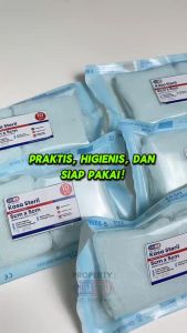 KASA STERIL UKURAN 5CM X 5CM  ISI 10PCS/POUCH / BAHAN KASA SEBELUM DILIPAT 20CM X 17CM