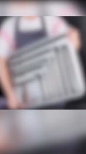 Baki Stainless Steel Tebal Nampan Dalam Pemanggang Wadah Kotak Makanan Sayur Multifungsi Food Box