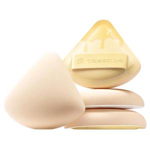 OEIEZ Triangle Makeup Sponge with Box Air Cushion Foundation Liquid Special Makeup Artist Super Soft Dual Purpose Beauty Egg Sponge