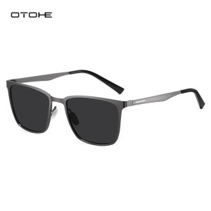 OTOHE Men Sunglasses UV400 Polarized Glasses Square Shape Sunglasses Eyewear Ultra Light Anti Glare Glasses Outdoor Sports Driving Sunglasses
