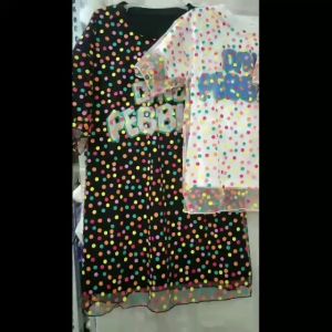 (LOLI-JKT) BD-403 DRESS ANAK CEWEK POLKADOT DINO PEBBLES SIZE 100-160