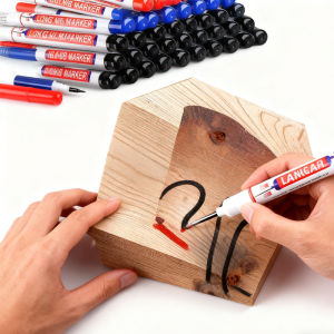 20mm Deep Hole Long Nib Head Markers For Metal Perforating Pen Waterproof Bathroom Woodworking Tool Decor Multi-Purpose Pen ****