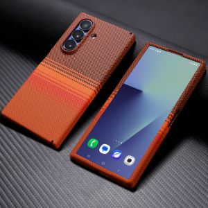 Luxury Carbon Fiber Kavlar Texture for Magsafe Case for Samsung Galaxy Z Fold 8 Ultra 7 6 5 with Screen Film Hinge Protect Cover