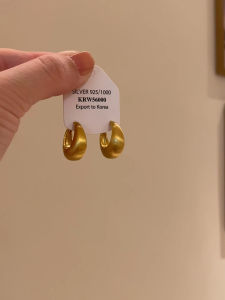 Pianist | Gold Brushed Matte Vintage Earrings
