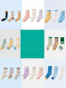 Purcotton | Spring Summer Cotton Mid-calf Socks For Children