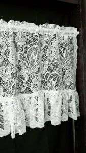 Kain vitrase poni jendela tirai transparan pintu