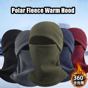 Warm Polar-fleece Balaclava One Piece Scarf Mask Thermal Fleece Hat Cycling Warm Face Mask Hat Full Face Mask Outdoor Windproof Sport Mask Hat