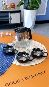 Teko Kaca Set Isi 5 Pcs: Hadiah Pernikahan & Set Teko Gelas Cangkir