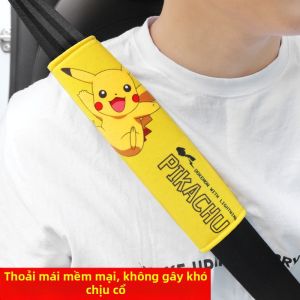 Bọc Đai An Toàn Ô Tô Hình Pikachu Mềm