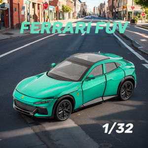 【Without box】1/32 Ferrari Purosangue FUV diecast car jiaye Zinc Alloy Matel Light and Sound Birthday Gifts for Children Collection Pull Back Toys for Boys Hot Wheels Model Toys